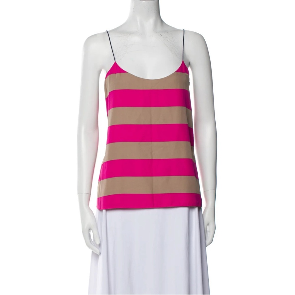 Striped Tibi Scoop Neck Top size 2